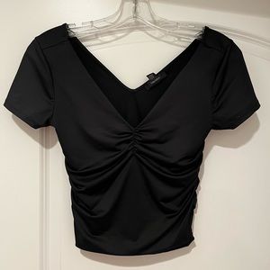Black Crop Top
